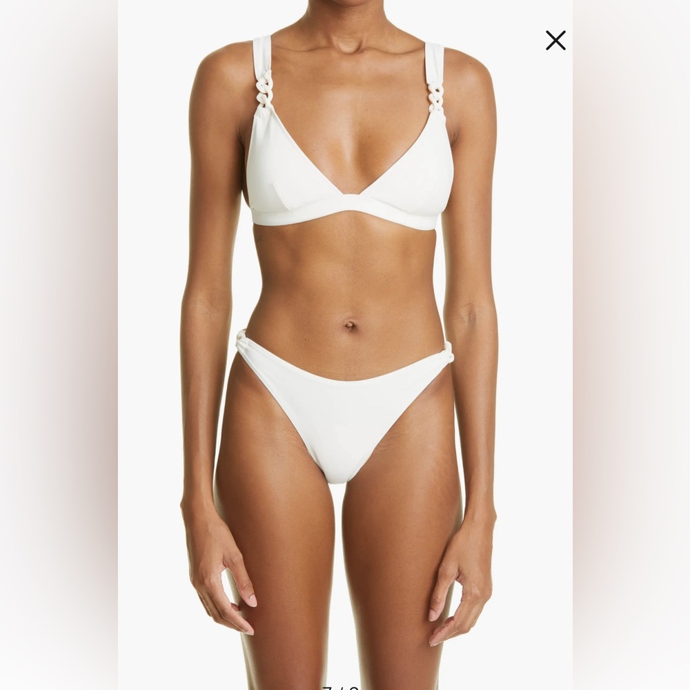 STELLA MCCARTNEY***White Falabella Bikini Set***Small $528